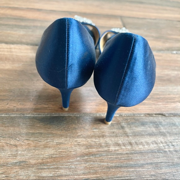 EEUC Badgley Mischka Embellished Rhine Stone Heels - Picture 8 of 8